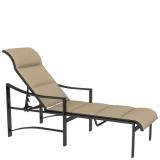 padded sling patio chaise lounge