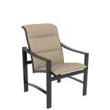 padded sling patio dining chair